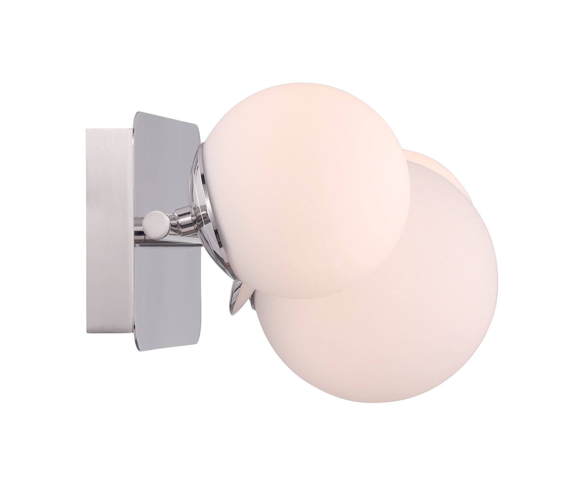 Eurofase Lighting Vine 20" 3-Light Integrated LED Glass Shade Polished Nickel Steel Vanity Light