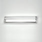Eurofase Lighting Viola 10" Dimmable Chrome Metal Vanity Light With White Acrylic Shade