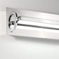 Eurofase Lighting Viola 10" Dimmable Chrome Metal Vanity Light With White Acrylic Shade