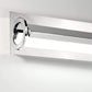 Eurofase Lighting Viola 10" Dimmable Chrome Metal Vanity Light With White Acrylic Shade