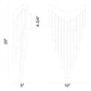 Eurofase Lighting Vivien 20" 1-Light Integrated LED Crytal Acrylic Shade Matte Black Wall Sconce