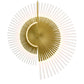 Eurofase Lighting Voltik 59" 72-Light Integrated LED Frosted Acrylic Shade Matte Gold Chandelier