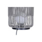 Eurofase Lighting Wallis 22" 1-Light Gray Rope Shade Matte Black Pet Weave Portable Outdoor Light