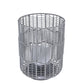 Eurofase Lighting Wallis 22" 1-Light Gray Rope Shade Matte Black Pet Weave Portable Outdoor Light