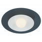 Eurofase Lighting Welsh 18" Dimmable Integrated LED Matte Blue Flush Mount With Blue Glass Shade