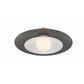 Eurofase Lighting Welsh 18" Dimmable Integrated LED Matte Gray Flush Mount With Gray Glass Shade