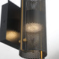 Eurofase Lighting Westcliffe 12" 2-Light Integrated LED Gold and Black Aluminum Steel Wall Sconce
