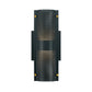 Eurofase Lighting Westcliffe 12" 2-Light Integrated LED Gold and Black Aluminum Steel Wall Sconce