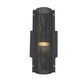 Eurofase Lighting Westcliffe 12" 2-Light Integrated LED Gold and Black Aluminum Steel Wall Sconce