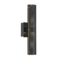 Eurofase Lighting Westcliffe 17" 2-Light Integrated LED Gold and Black Aluminum Steel Wall Sconce
