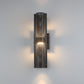 Eurofase Lighting Westcliffe 17" 2-Light Integrated LED Gold and Black Aluminum Steel Wall Sconce