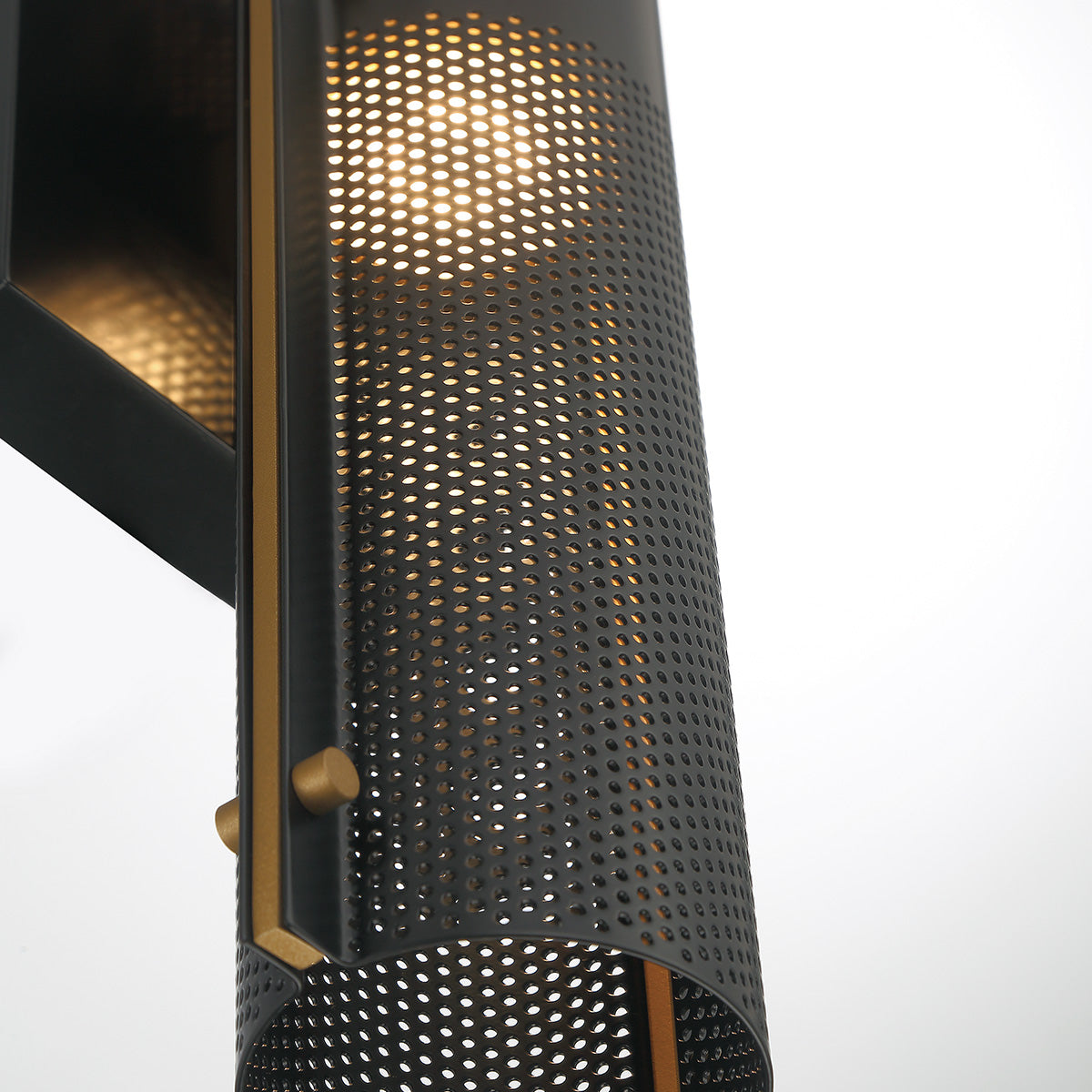 Eurofase Lighting Westcliffe 17" 2-Light Integrated LED Gold and Black Aluminum Steel Wall Sconce
