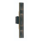 Eurofase Lighting Westcliffe 23" 4-Light Gold & Black Dimmable LED Wall Sconce With Black Steel Shade