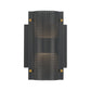 Eurofase Lighting Westcliffe 8" 2-Light Integrated LED Gold and Black Aluminum Steel Wall Sconce