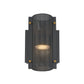 Eurofase Lighting Westcliffe 8" 2-Light Integrated LED Gold and Black Aluminum Steel Wall Sconce