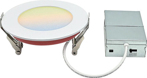 Falkor Industry 6" Fire Rated Round Slim Panel / Down Light 12W