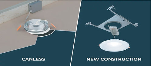 Falkor Industry 6" Canless Recessed Downlight 12W