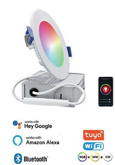 Falkor Industry 6" RGBW Panel Light With App Control