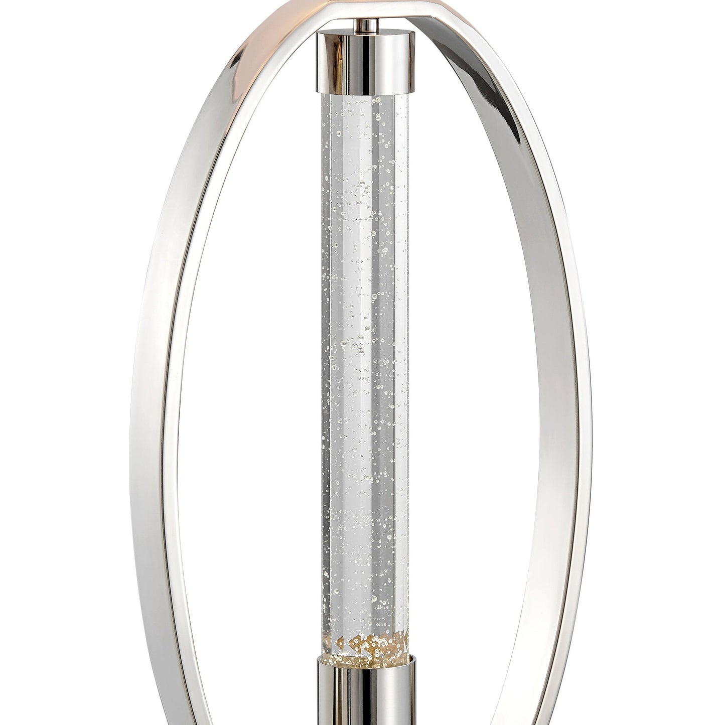 Finesse Decor 13" W x 16" H Chrome Finish 2-Light Table Lamp