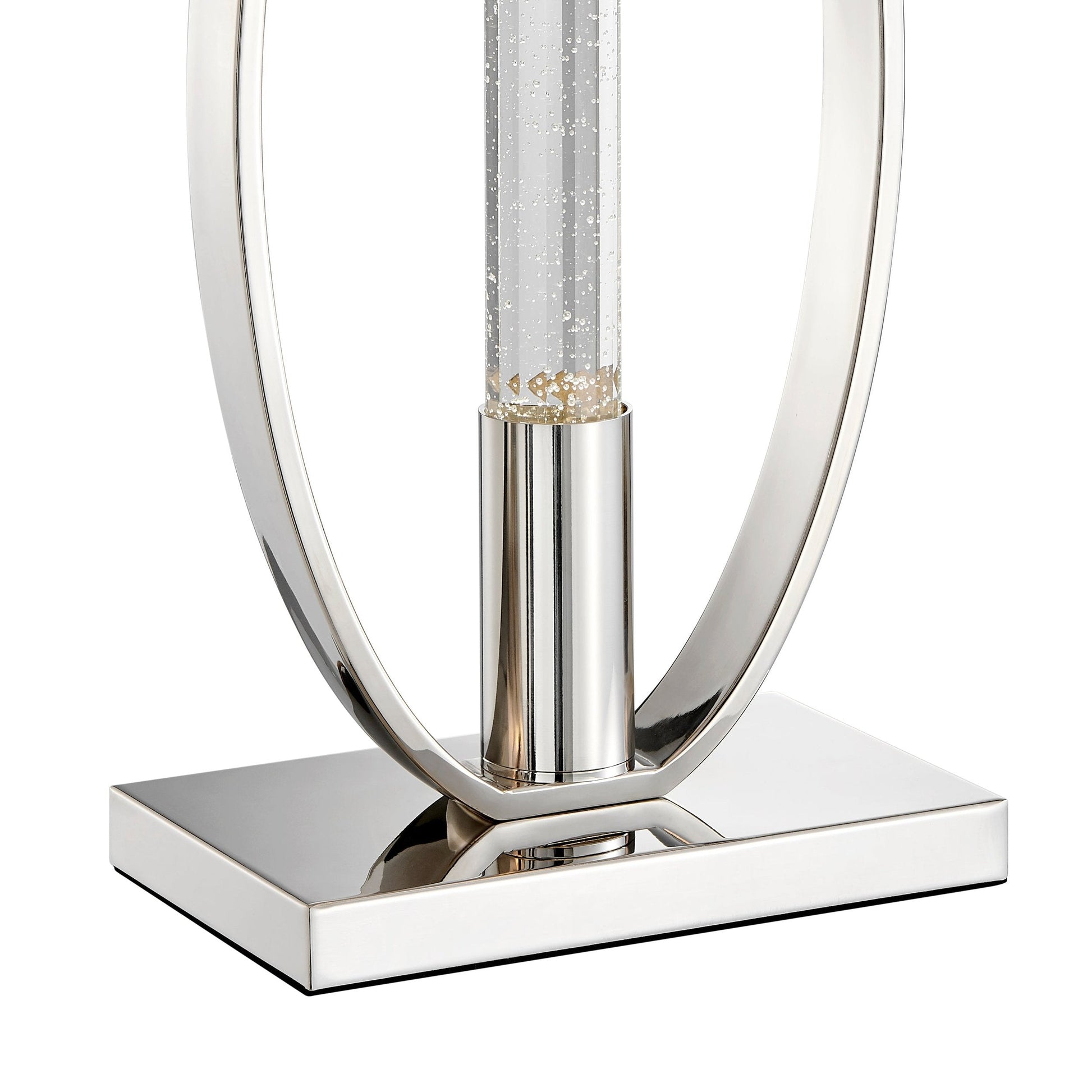 Finesse Decor 13" W x 16" H Chrome Finish 2-Light Table Lamp