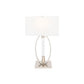 Finesse Decor 13" W x 16" H Chrome Finish 2-Light Table Lamp