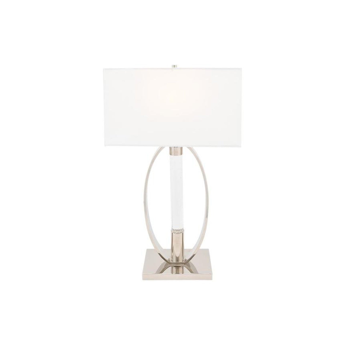 Finesse Decor 13" W x 16" H Chrome Finish 2-Light Table Lamp
