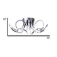 Finesse Decor 32" 6-Light Petal Flower LED Strip Flush Mount