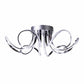 Finesse Decor 32" 6-Light Petal Flower LED Strip Flush Mount
