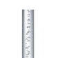 Finesse Decor 6" W x 25" H Chrome Finish 1-Light Acrylic Cylinder Table Lamp With Touch Switch