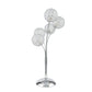 Finesse Decor 7" W x 26" H Chrome 5-Light Crystal Domes Table Lamp