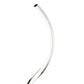 Finesse Decor 8" W x 31" H Chrome Finish 1-Light Integrated LED Modern Spiral Table Lamp