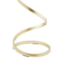 Finesse Decor 8" W x 31" H Gold Finish 1-Light LED Modern Spiral Table Lamp