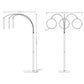 Finesse Decor 84" Chrome 3-Light Ring Arc LED Floor Lamp