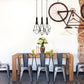 Finesse Decor Adele Matte Black Finish 3-Light Chandelier