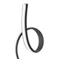 Finesse Decor Amsterdam 8" W x 26" H Black Finish 1-Light LED Strip Table Lamp With Touch Dimmer
