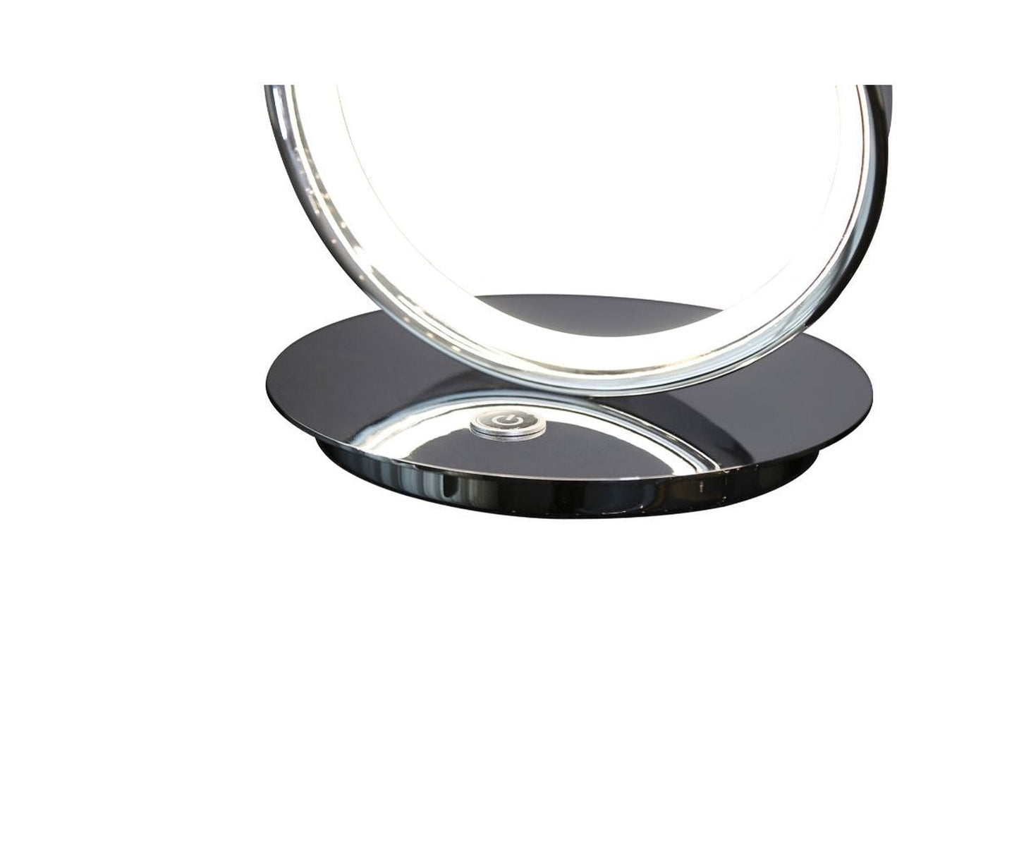 Finesse Decor Amsterdam 8" W x 26" H Chrome Finish 1-Light LED Strip Table Lamp With Touch Dimmer