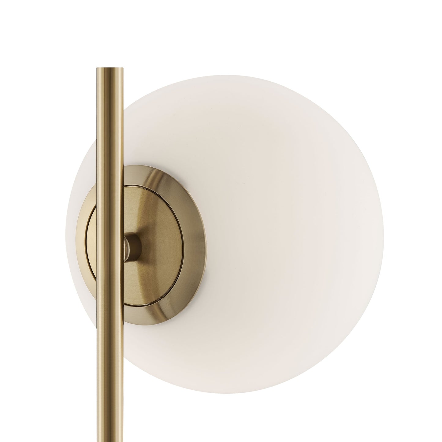 Finesse Decor Anechdoche 4" W x 21" H Gold and White Finish 1-Light LED Table Lamp