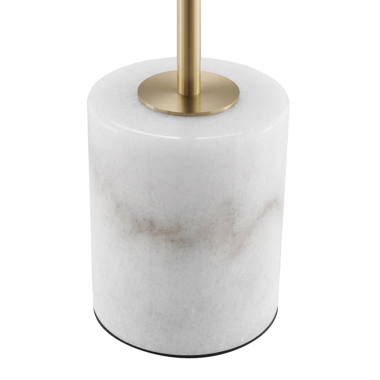 Finesse Decor Anechdoche 4" W x 21" H Gold and White Finish 1-Light LED Table Lamp