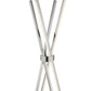 Finesse Decor Bergen 9" W x 26" H Chrome Finish 4-Light LED Strip Table Lamp With Touch Dimmer