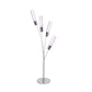 Finesse Decor Blooming 14" W x 28" H Chrome Finish 4-Light Table Lamp