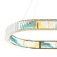 Finesse Decor Boeseman's Radiant 29" Multi-Color Finish 1-Light LED Chandelier
