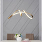 Finesse Decor Bucharest 11" Sandy Gold Finish 1-Light LED Chandelier
