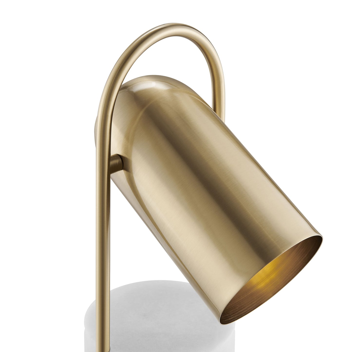 Finesse Decor Chrysalism 8" W x 17" H Gold Finish 1-Light LED Table Lamp