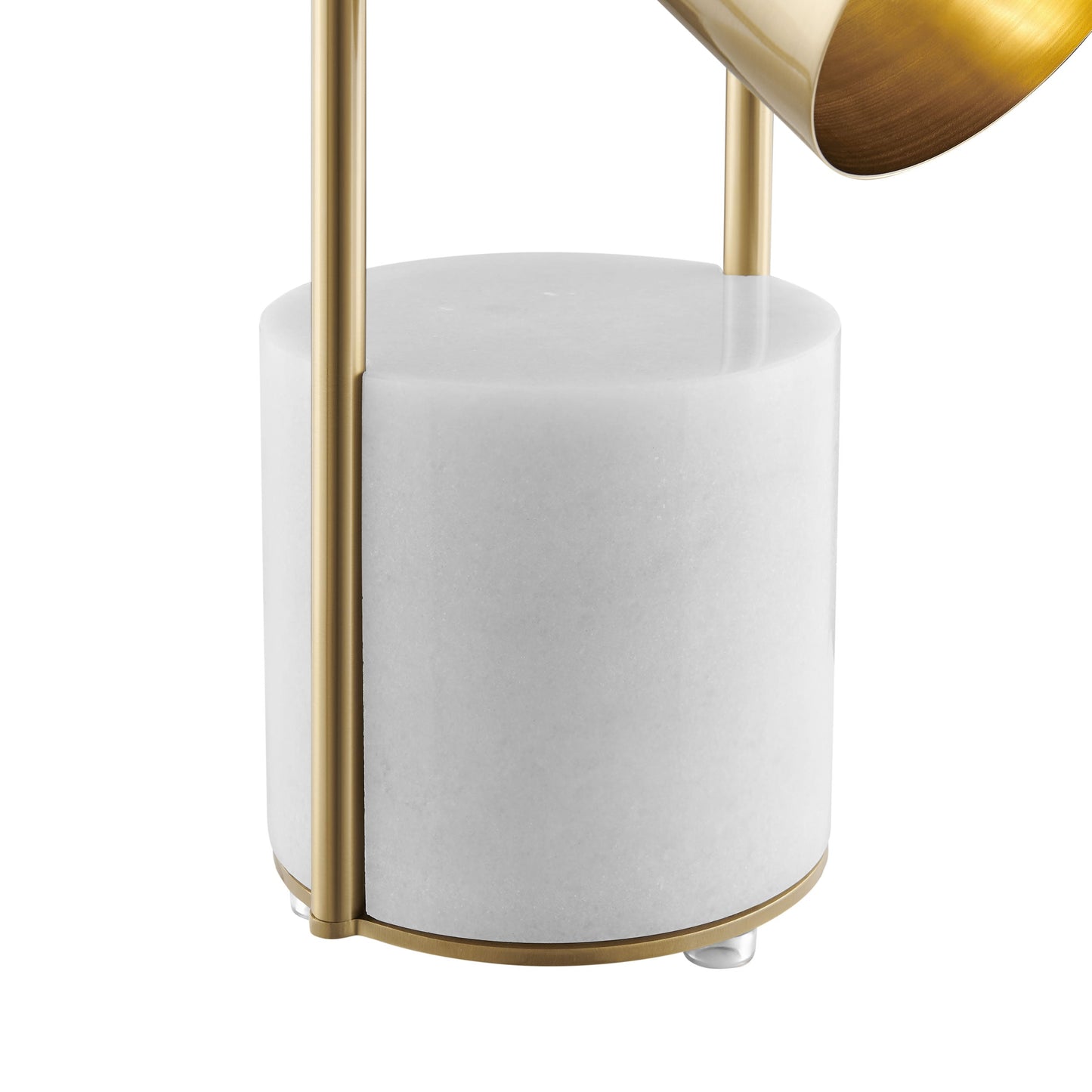 Finesse Decor Chrysalism 8" W x 17" H Gold Finish 1-Light LED Table Lamp