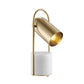 Finesse Decor Chrysalism 8" W x 17" H Gold Finish 1-Light LED Table Lamp