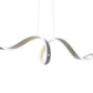 Finesse Decor Copenhagen 10" Chrome Finish 1-Light LED Chandelier