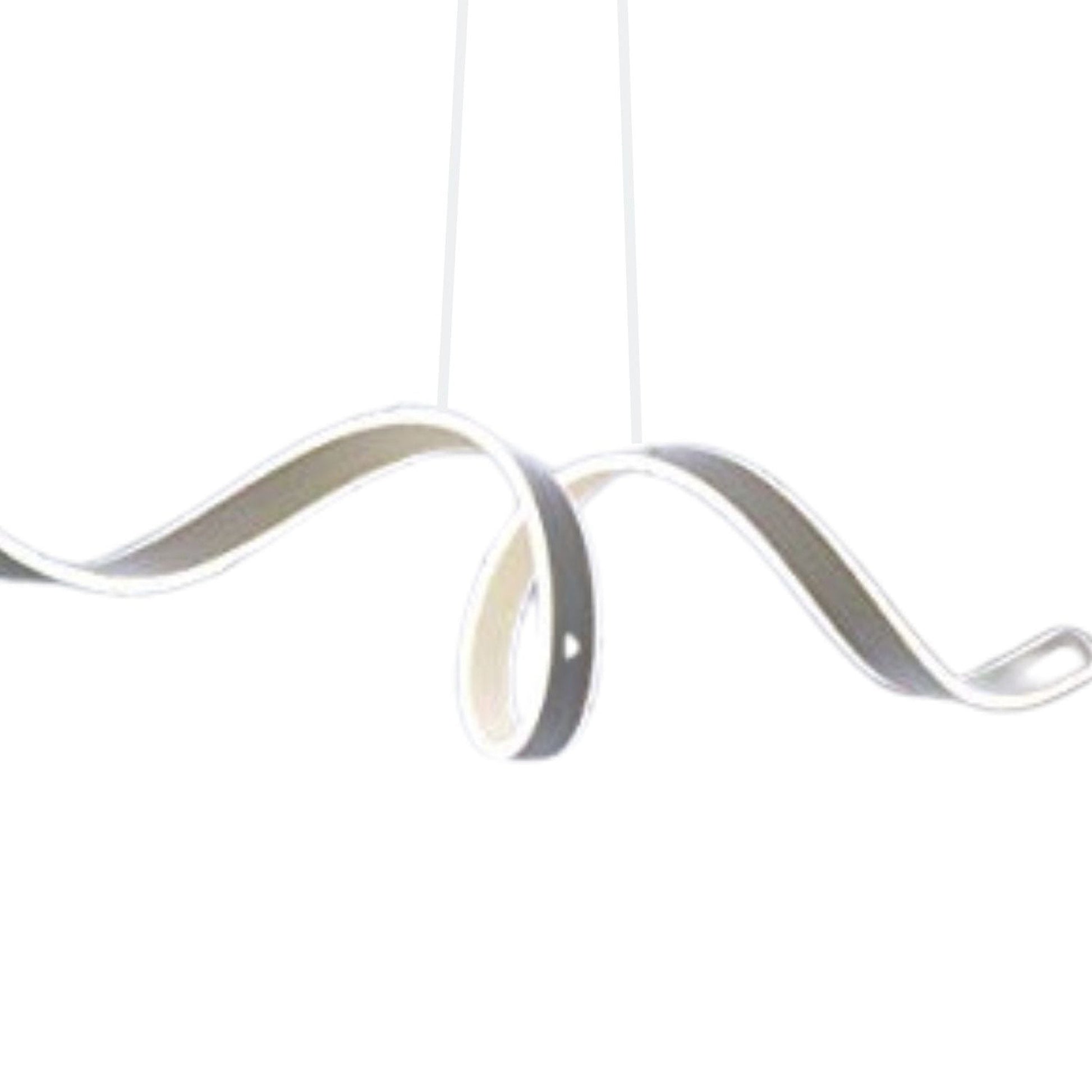 Finesse Decor Copenhagen 10" Chrome Finish 1-Light LED Chandelier
