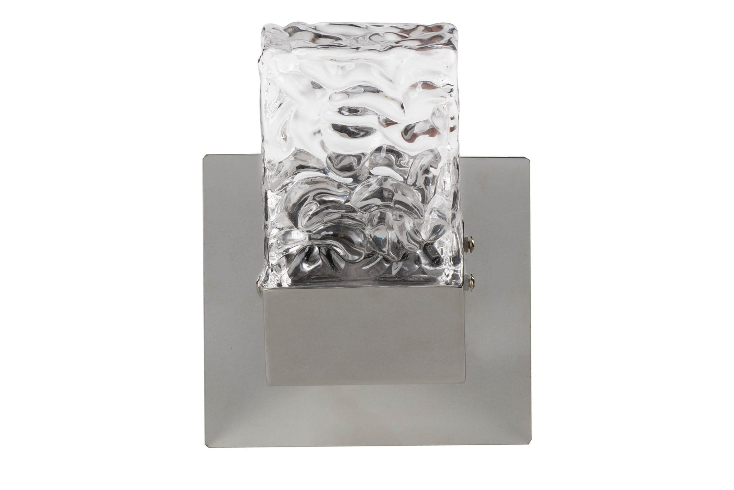 Finesse Decor Crystal 9" Chrome Finish 1-Light Wall Lamp