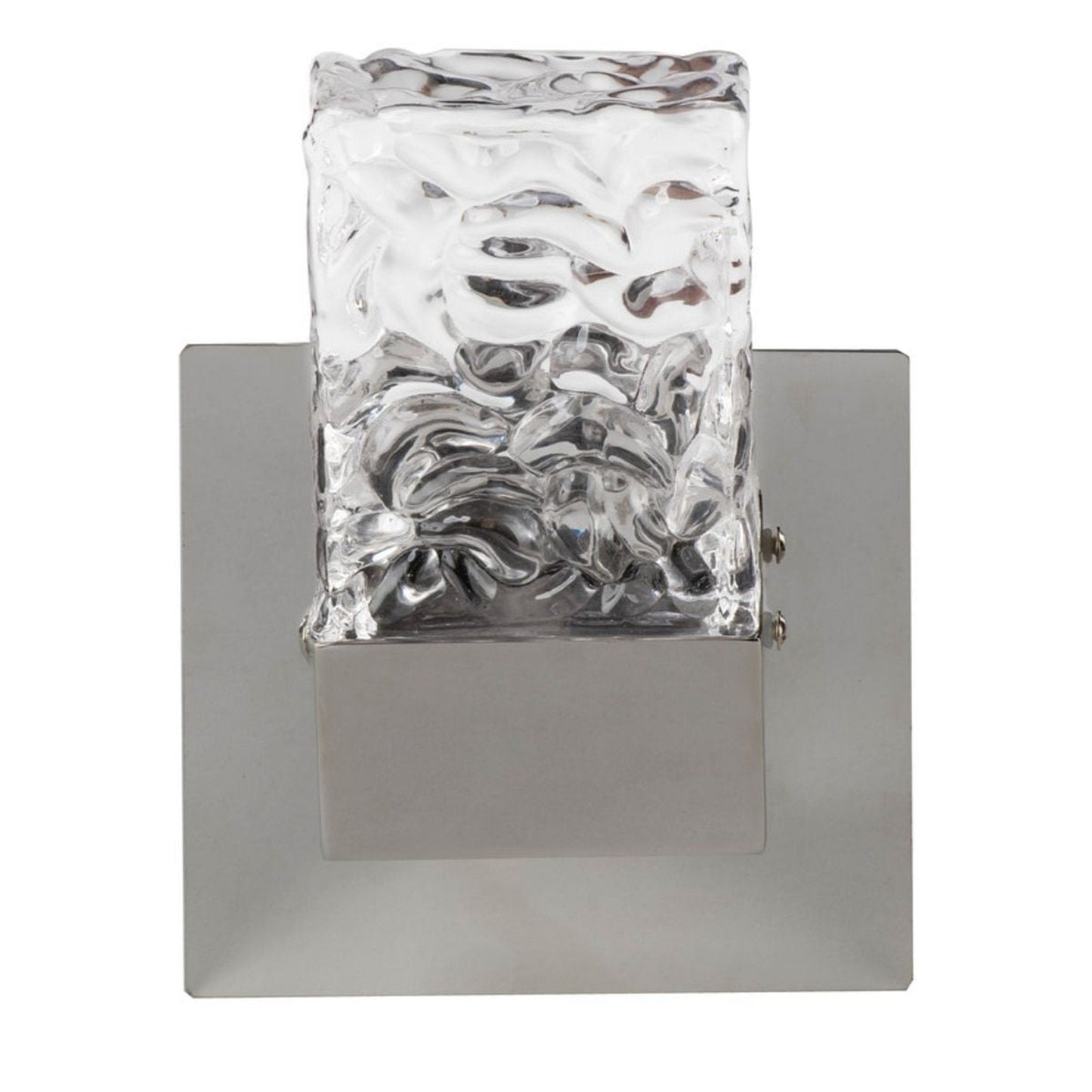 Finesse Decor Crystal 9" Chrome Finish 1-Light Wall Lamp