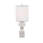 Finesse Decor Crystal Cubes Chrome Finish 1-Light Table Lamp
